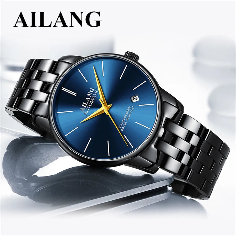 Montre Automatique AILANG — Cadran Ultra-fin, Bracelet Cuir