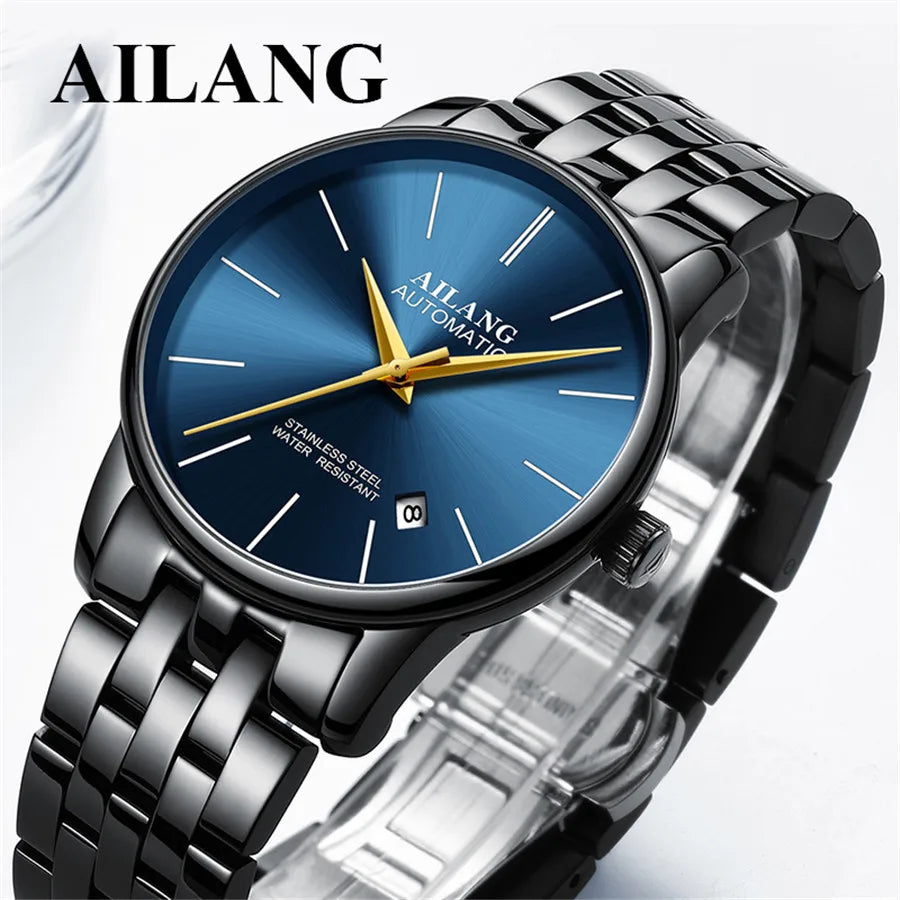Montre Automatique AILANG — Cadran Ultra-fin, Bracelet Cuir