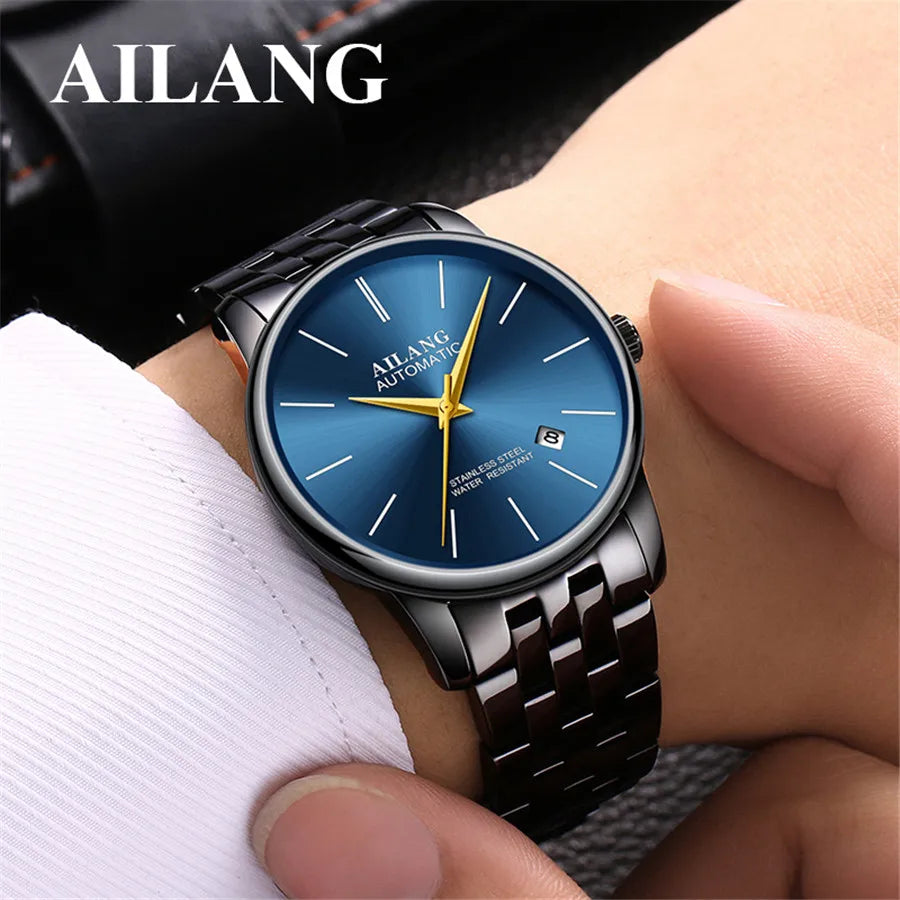 Montre Automatique AILANG — Cadran Ultra-fin, Bracelet Cuir