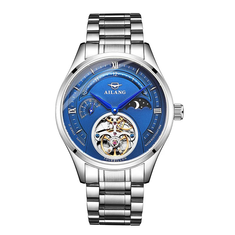 Montre Automatique AILANG — Tourbillon Squelette, Or Rose