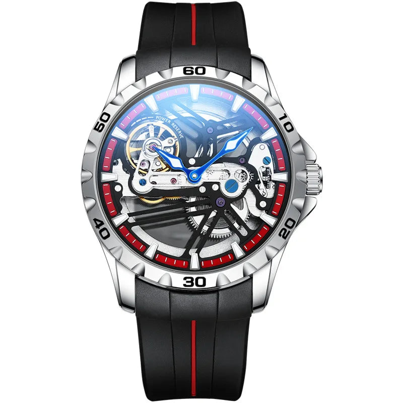 Montre Automatique AILANG Sport — Squelette Lumineux, Silicone