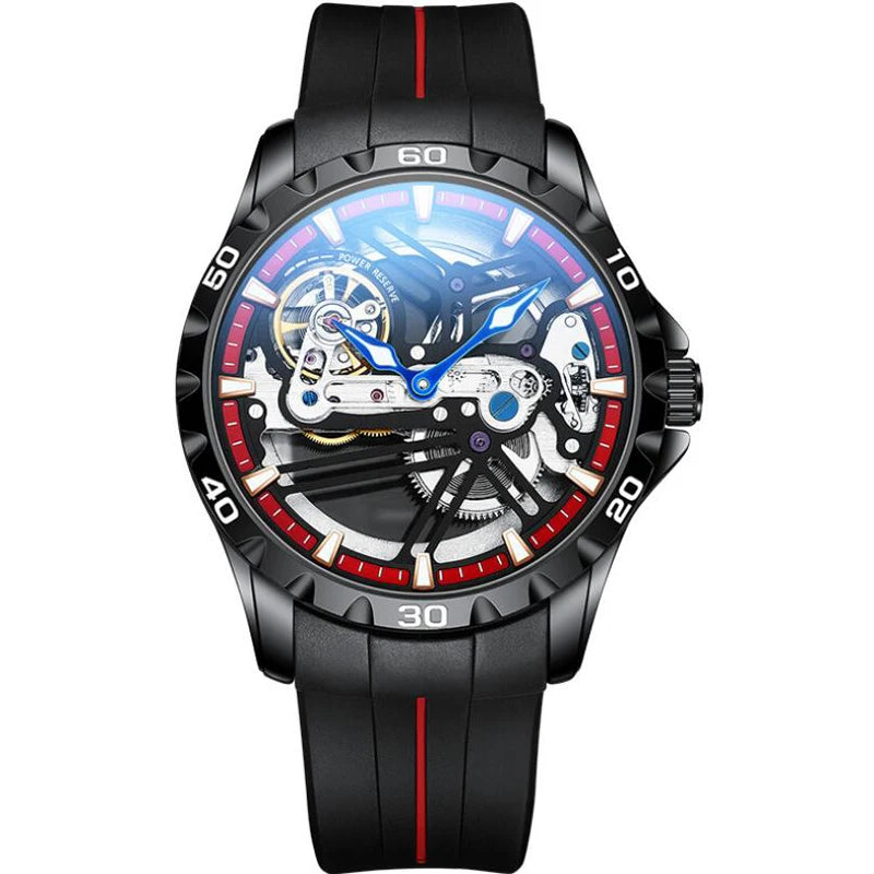 Montre Automatique AILANG Sport — Squelette Lumineux, Silicone