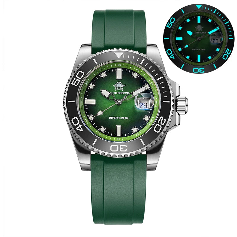Montre Plongée ADDIESDIVE — Lunette Céramique, Acier ou Rubber