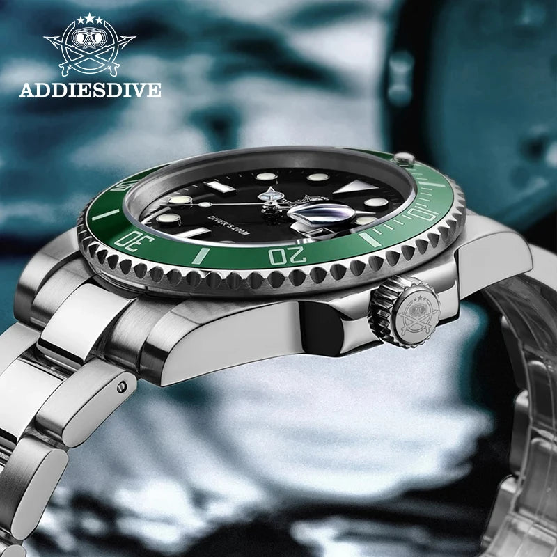 Montre Plongée ADDIESDIVE — Classique, Super Lumineuse
