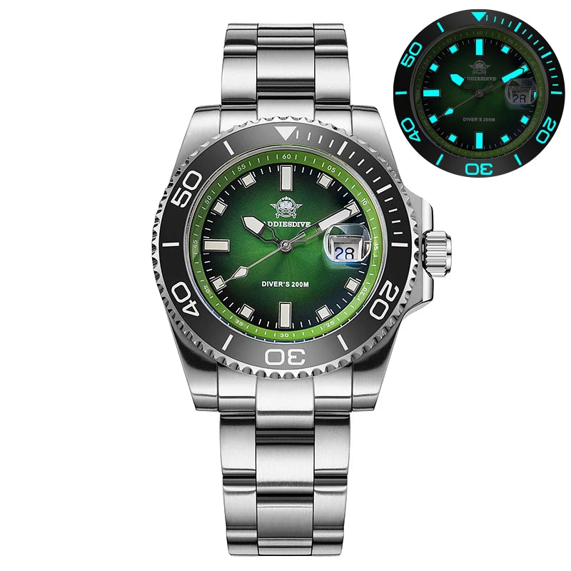 Montre Plongée ADDIESDIVE — Lunette Céramique, Acier ou Rubber