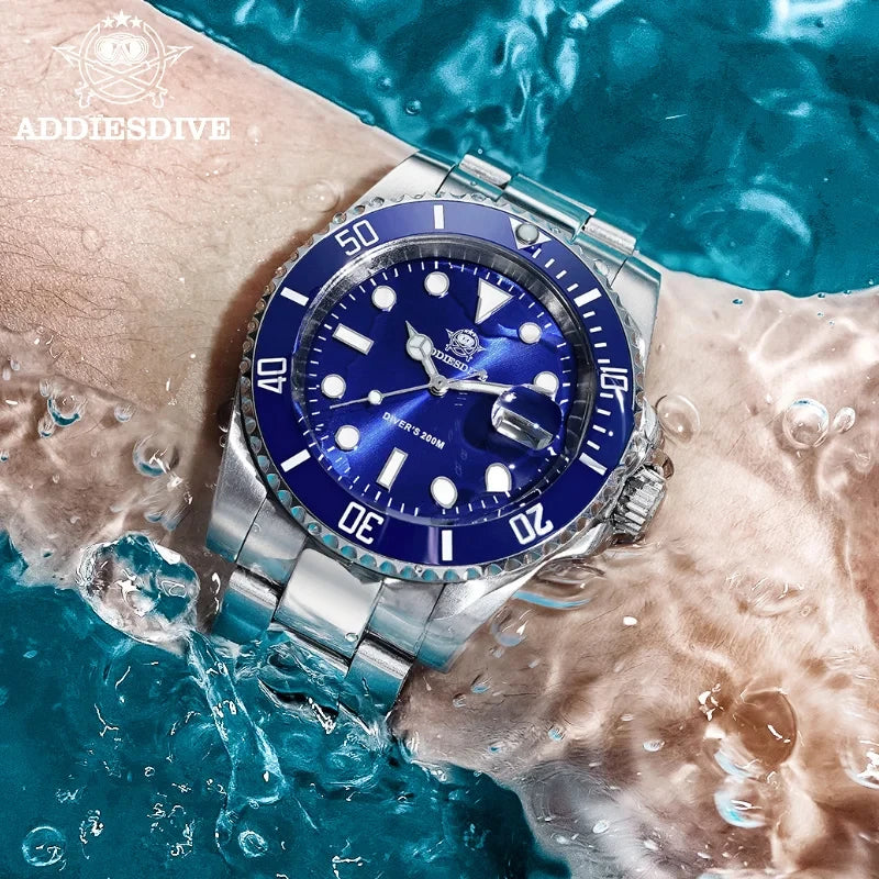 Montre Plongée ADDIESDIVE — Classique, Super Lumineuse