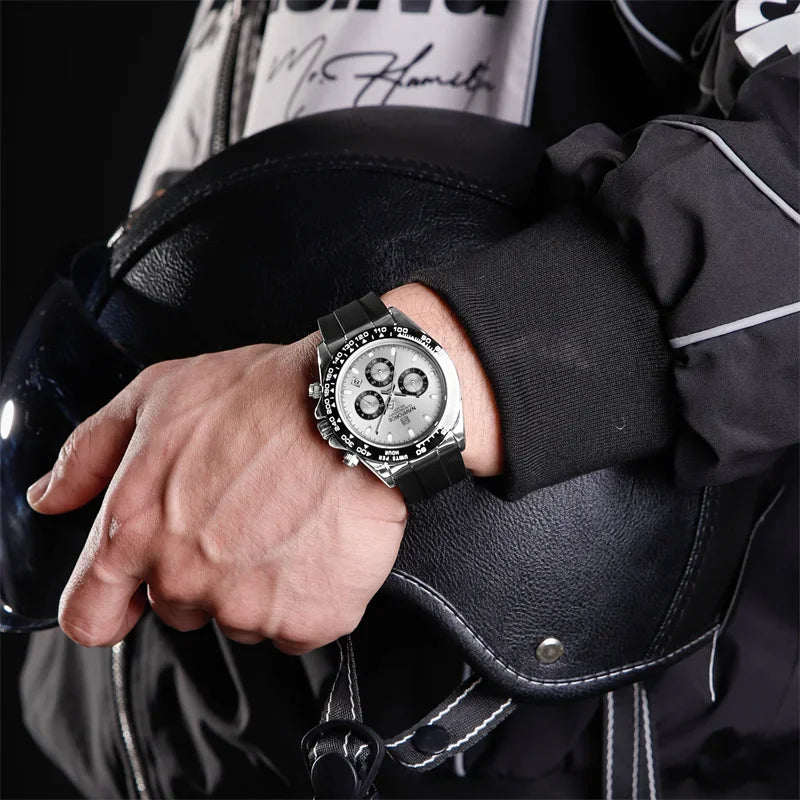 Montre NAVIFORCE NF8054 — Chronographe, Silicone