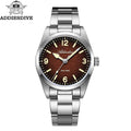 Montre Plongée ADDIESDIVE 36mm — Verre Saphir, Cuir