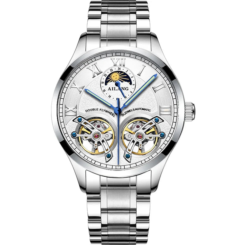 Montre Automatique AILANG — Double Tourbillon, Cuir