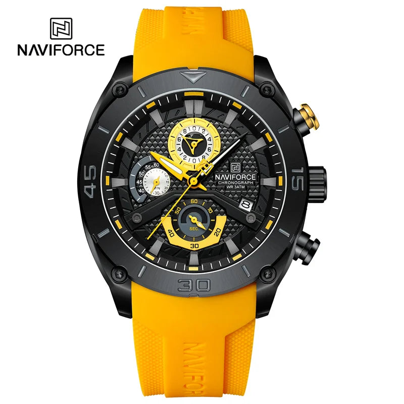 Montre NAVIFORCE Sport — Chronographe Quartz, Militaire
