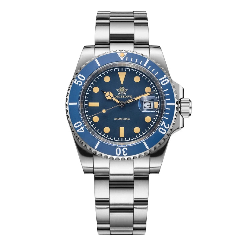 Montre Plongée ADDIESDIVE — Lunette Céramique Verte, 200m