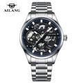 Montre Automatique AILANG 8835 — Squelette Steampunk, Acier