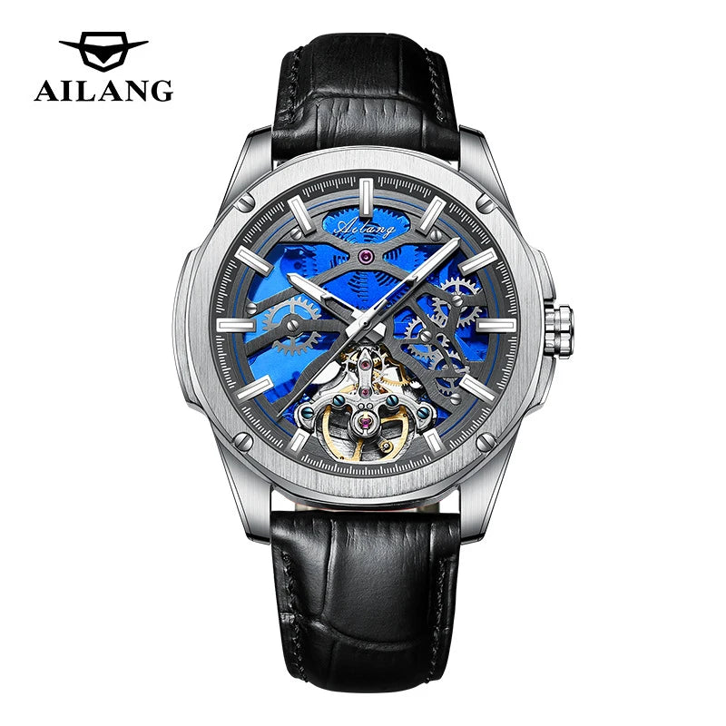 Montre Automatique AILANG — Squelette Tourbillon, Silicone