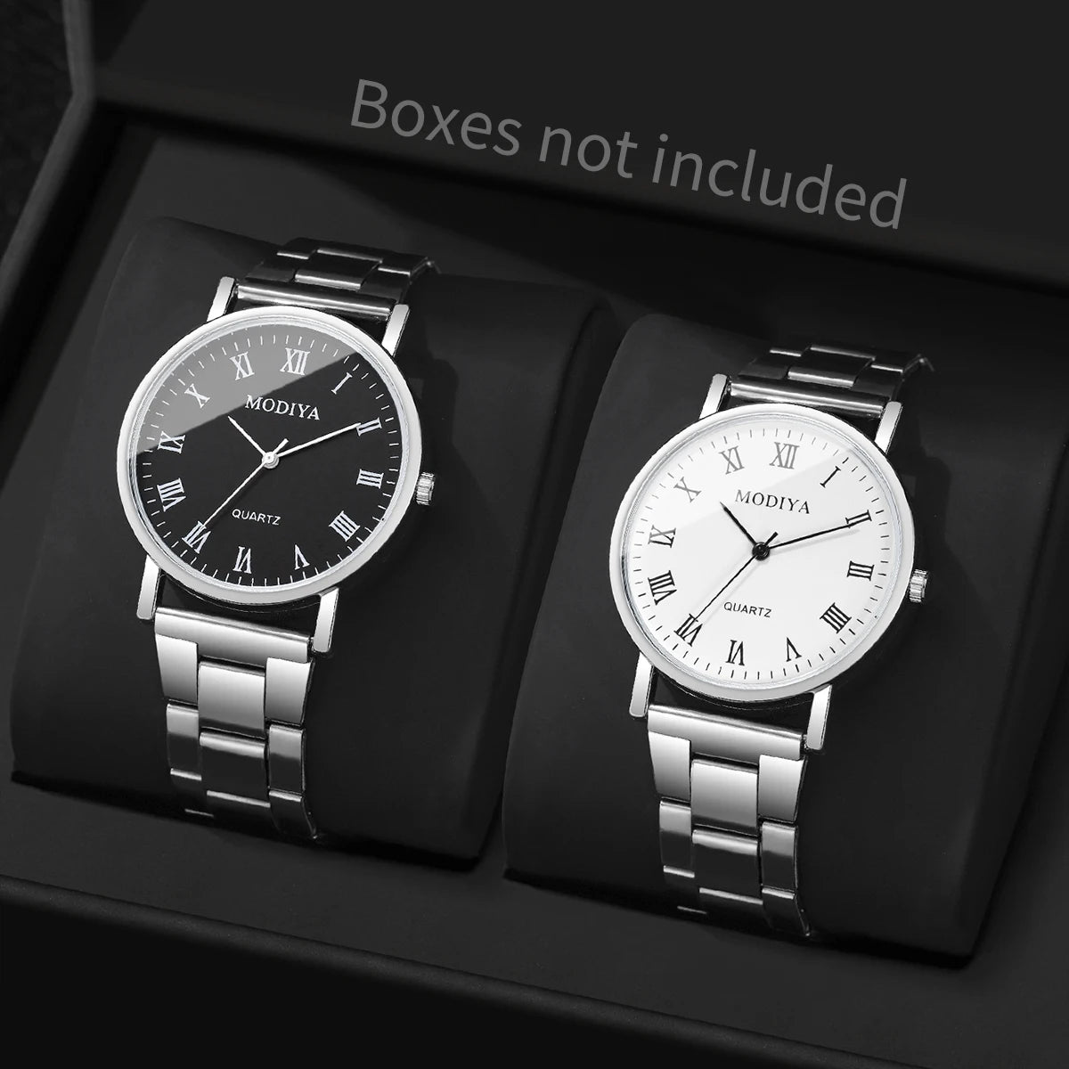 2 pièces/lot Montres homme d'affaires Montre analogique à quartz à la mode Reloj Hombre (sans boîte)