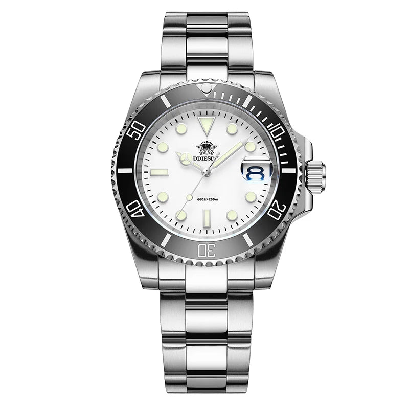 Montre Plongée ADDIESDIVE — Blanche, 200m