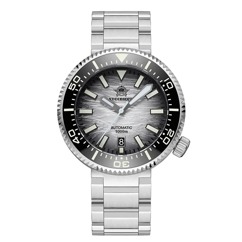 Montre Automatique ADDIESDIVE — Mouvement 8215, Étanche 1000m