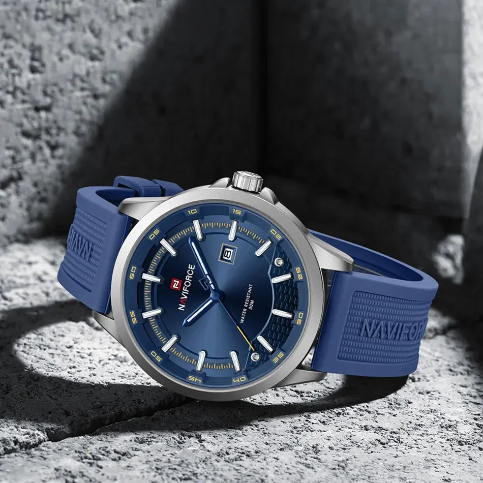 Montre NAVIFORCE — Business, Quartz, Silicone