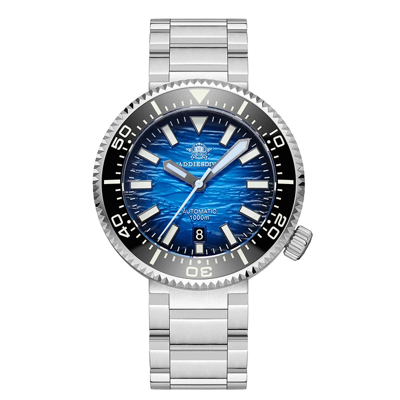 Montre Automatique ADDIESDIVE — Mouvement 8215, Étanche 1000m