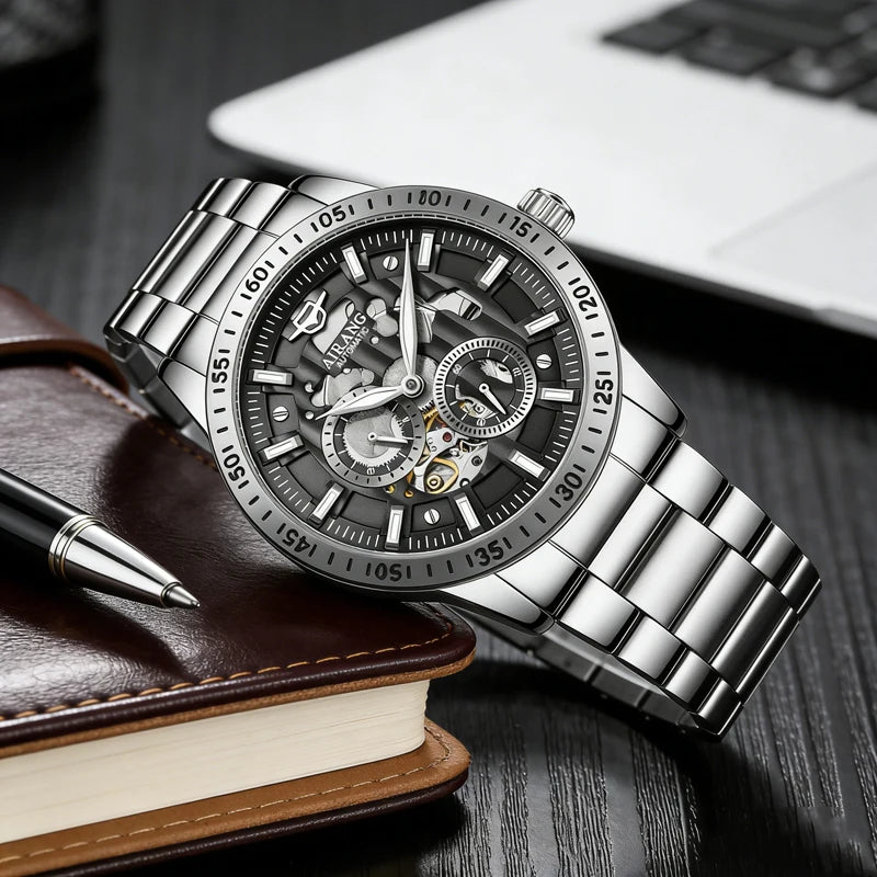 Montre Automatique AILANG — Cadran Ajouré, Design Original