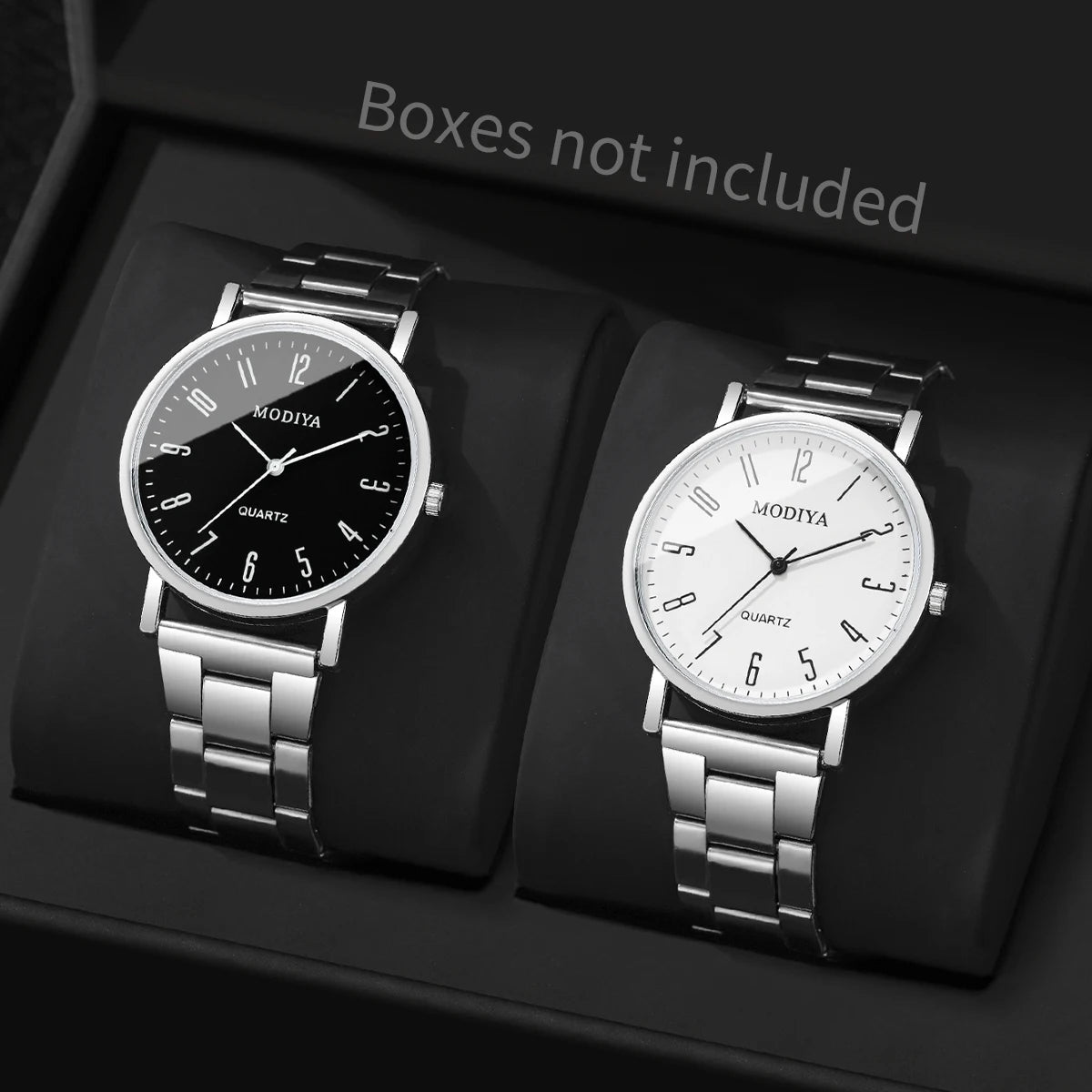 2 pièces/lot Montres homme d'affaires Montre analogique à quartz à la mode Reloj Hombre (sans boîte)