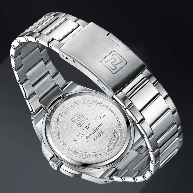 Montre NAVIFORCE — Classique, Acier Inoxydable