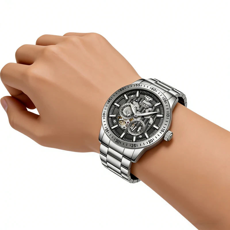 Montre Automatique AILANG — Cadran Ajouré, Design Original