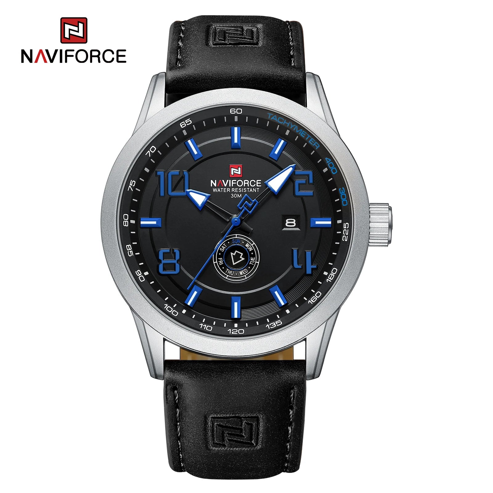 Montre NAVIFORCE — Quartz, Date &amp; Jour, Cuir