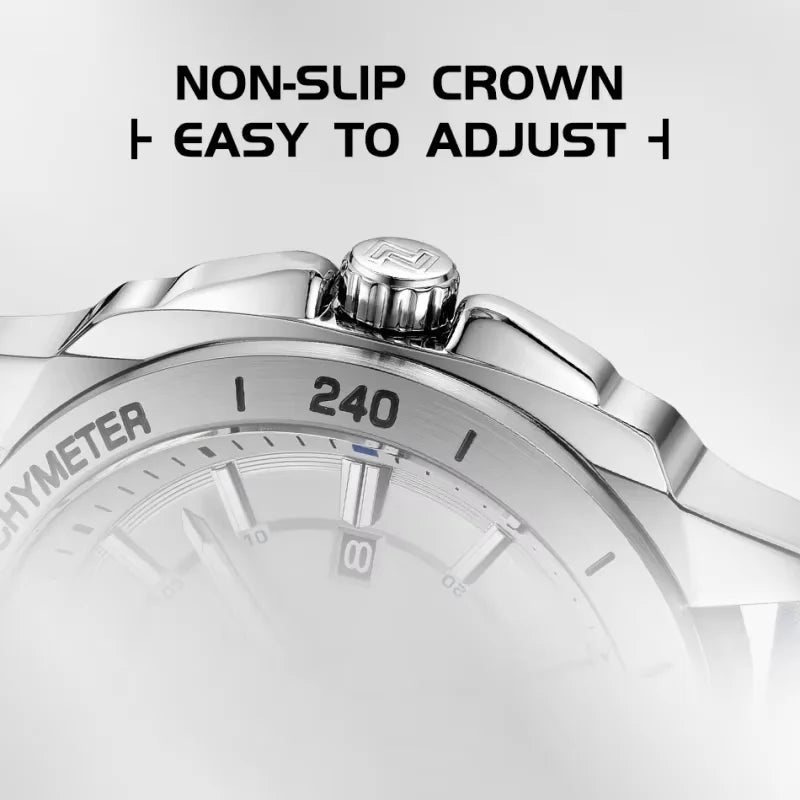 Montre NAVIFORCE — Quartz, Cuir, Coffret Inclus