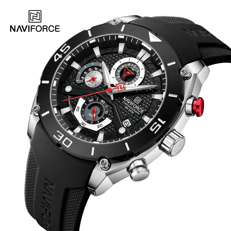 Montre NAVIFORCE Sport — Chronographe Quartz, Militaire