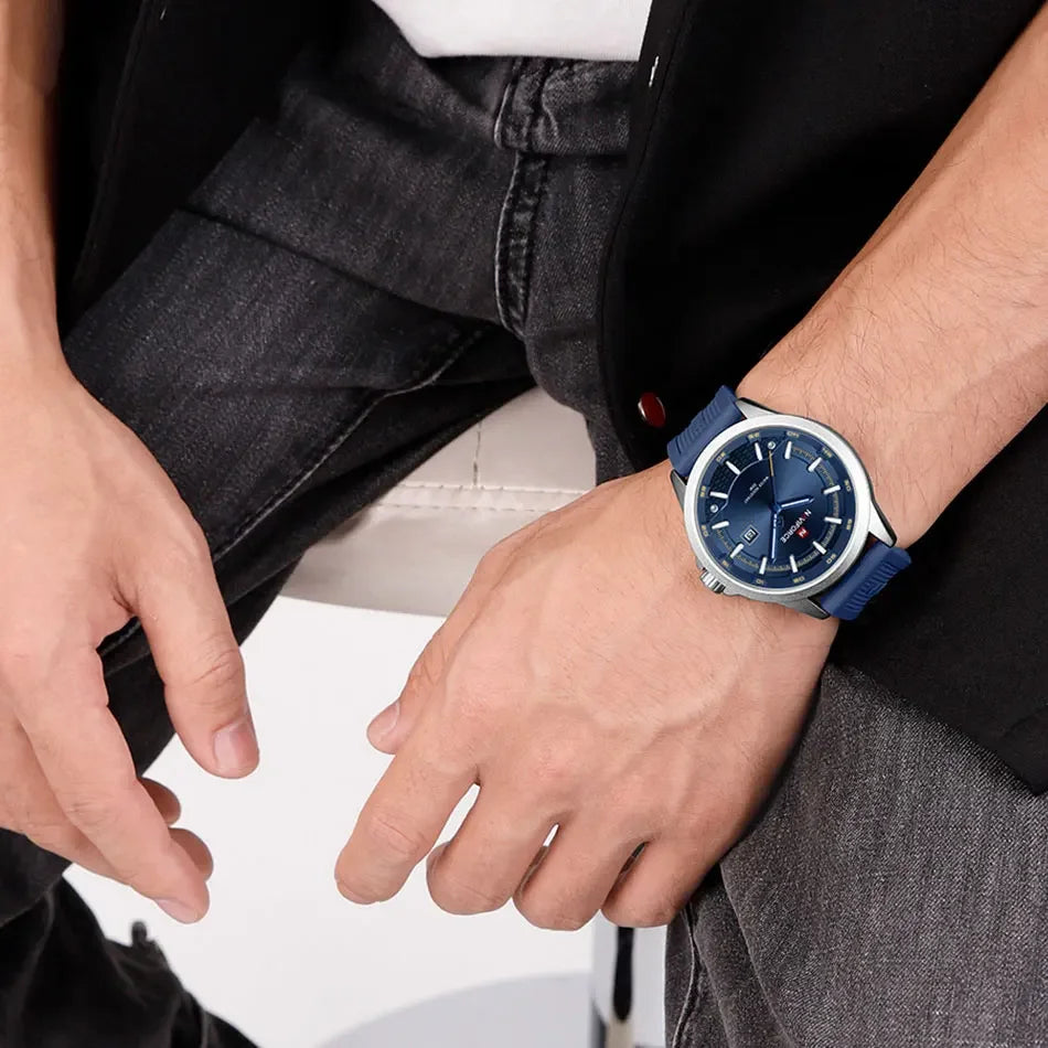 Montre NAVIFORCE — Business, Quartz, Silicone